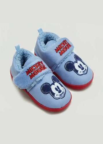 Mickey mouse baby slippers hotsell