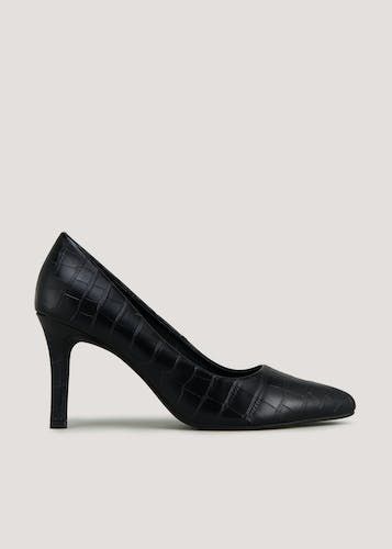 Buy Et Vous Black Pointed Court Shoes Black 7 Online in UAE from Matalan