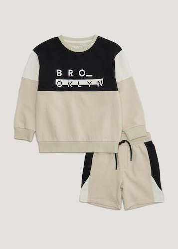 Colour block jogger shorts best sale