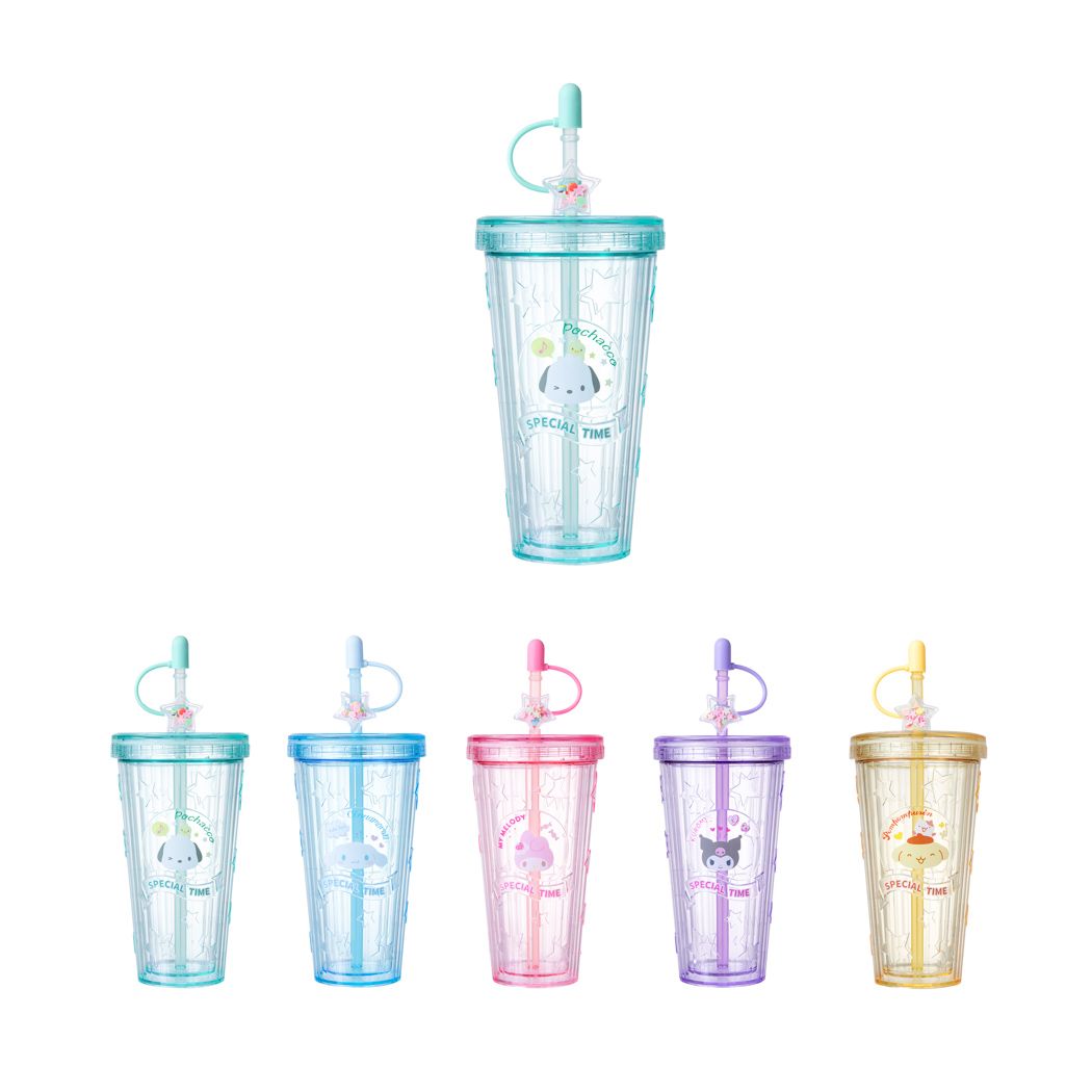 Buy Sanrio characters Summer Star Tumbler with Straw (420mL) in 