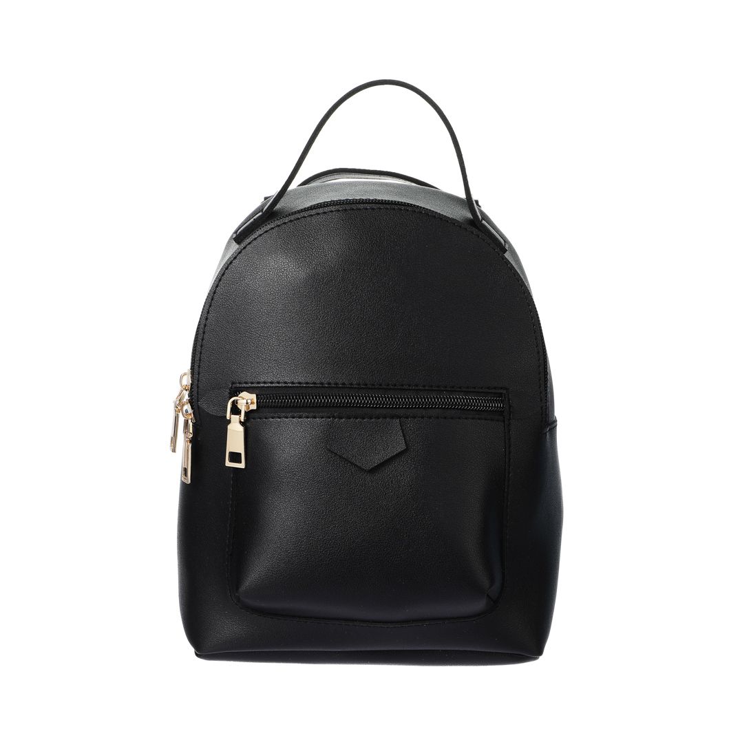 Fashion Convertible Backpack Shoulder Bag Black Black One Size