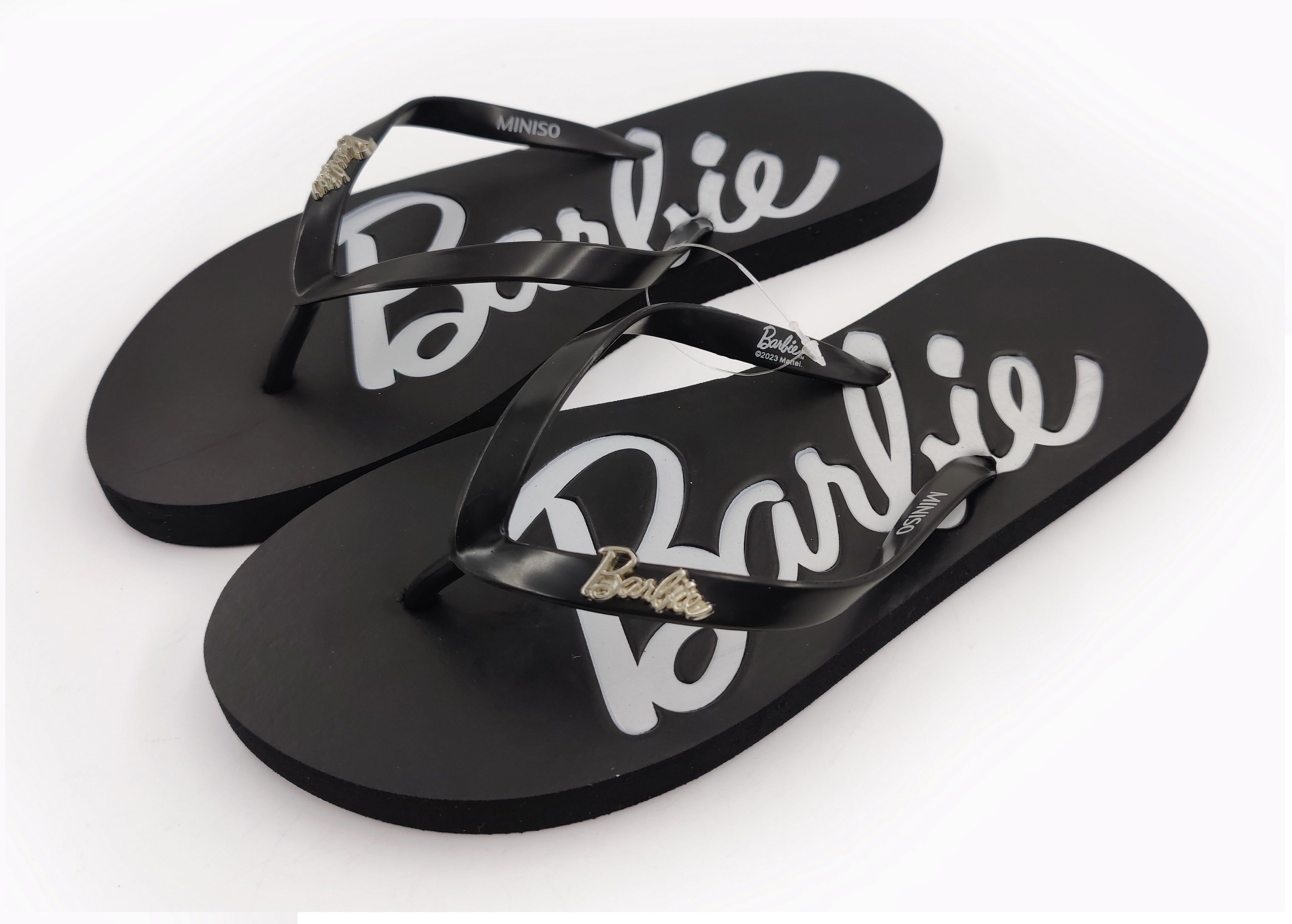 Barbie Sandal Miniso Slippers MINISO Barbie Collection Bath