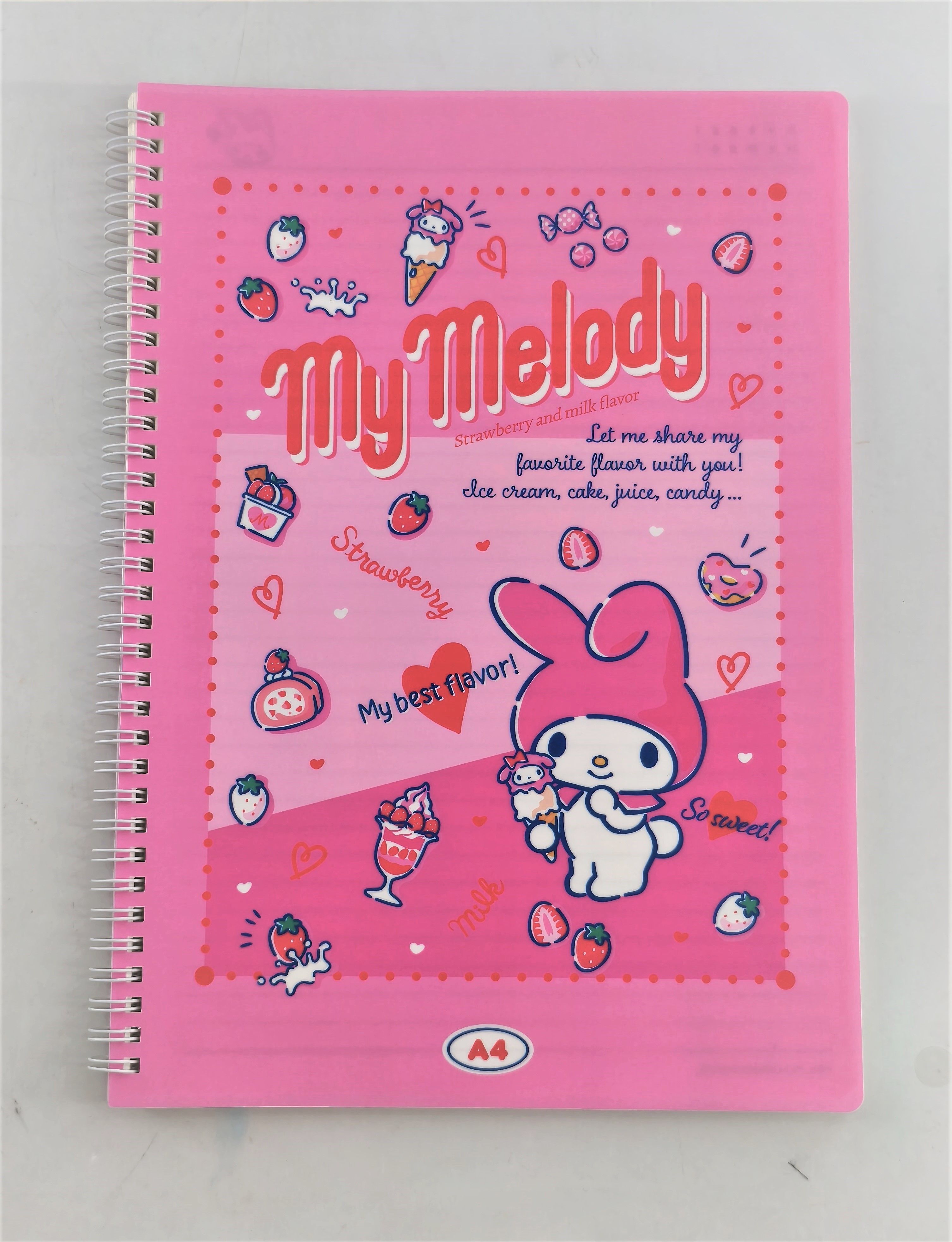 maimero　0430 Buy My Melody Retro Collection A4 PP Wire-bound Book (60 Sheets