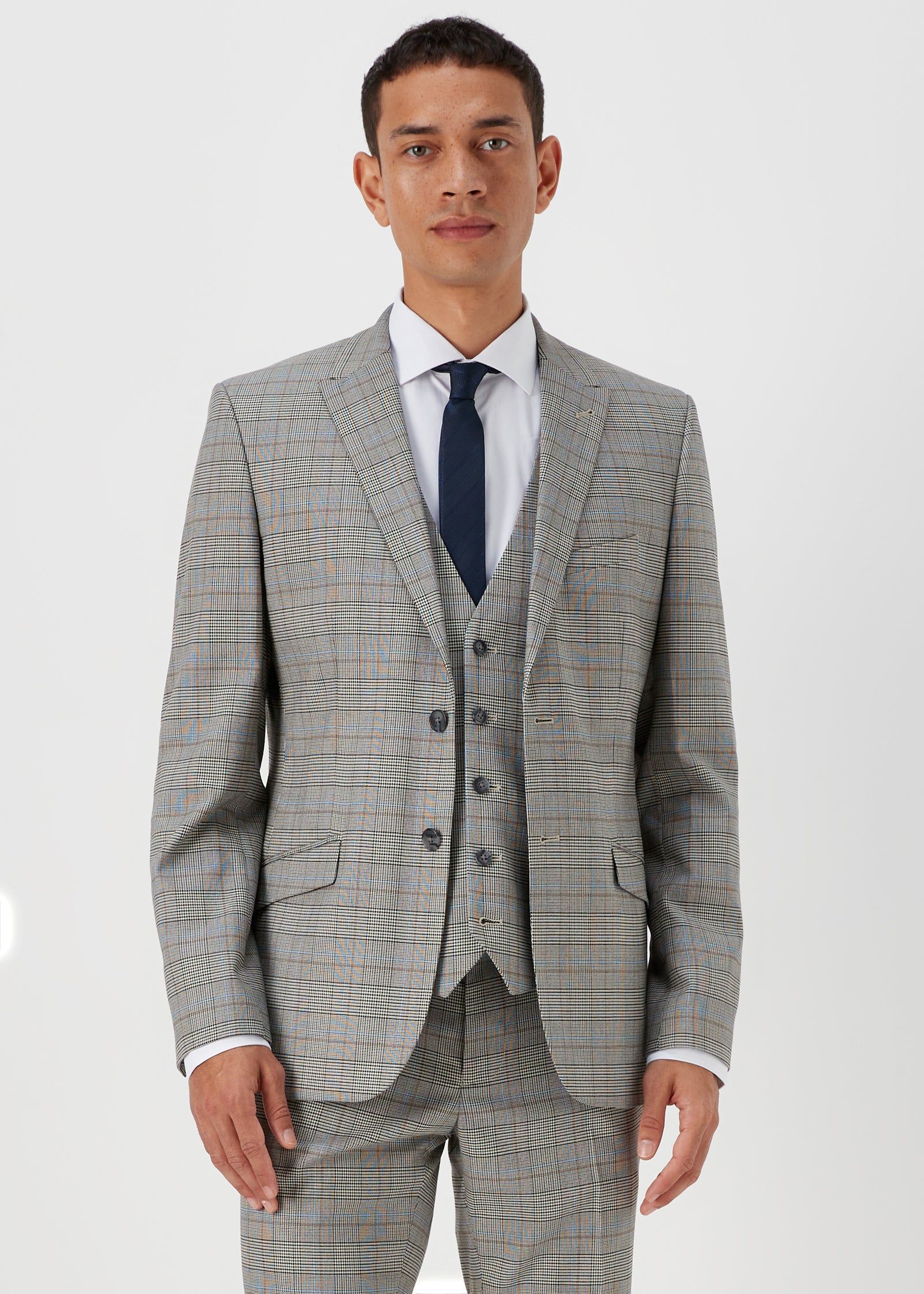 Longline suit jacket mens best sale