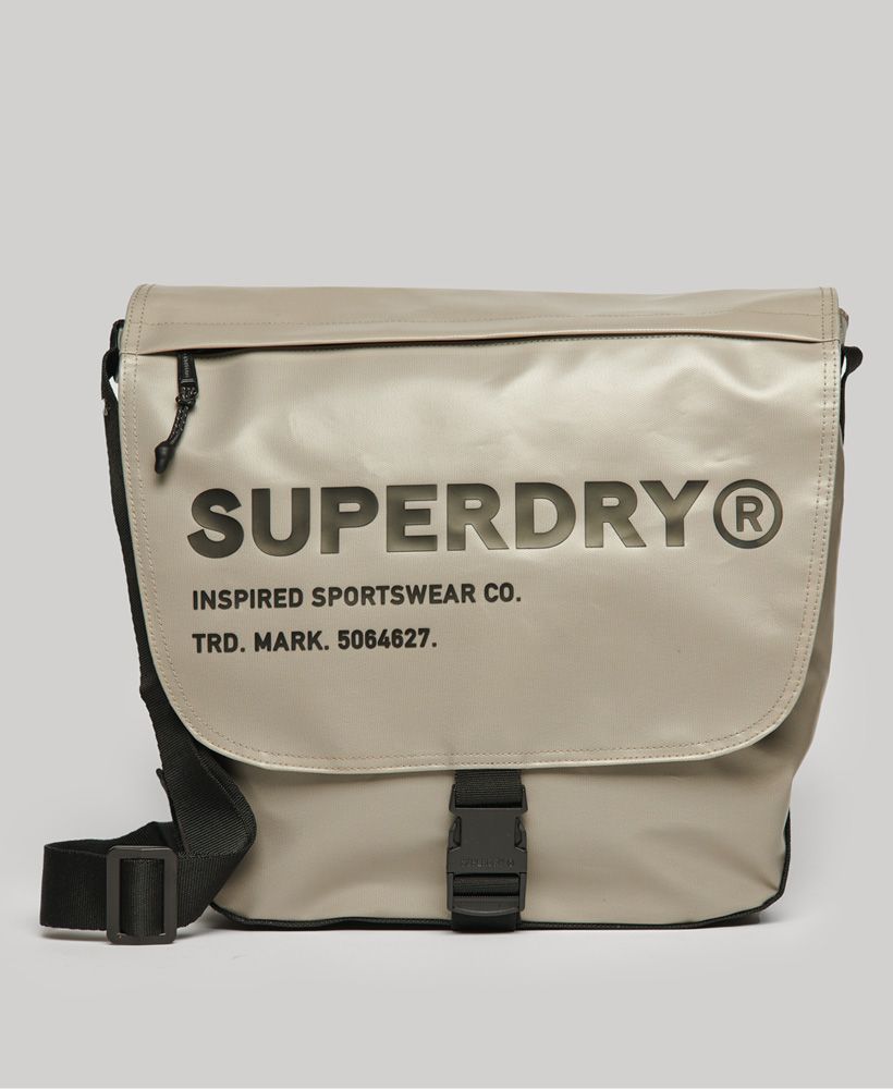 Superdry embossed messenger bag top