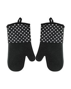 Silicon Oven Glove Black