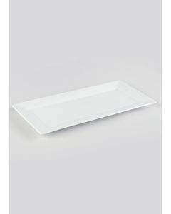 Chicago Square Platter (36cm x 18cm)-White