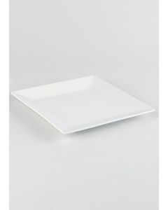 Chicago Square Dinner Plate (27cm x 27cm)-White