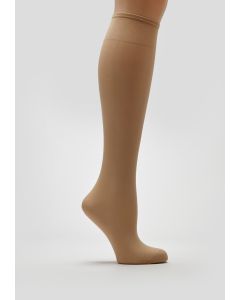 5 Pack 15 Denier Opaque Knee Highs-Nude