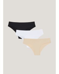 Three pack No VPL Brazilian Knickers