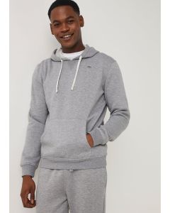 Grey Pull-On Hoodie