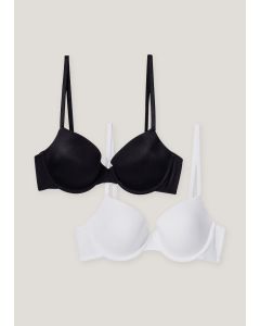 2 Pack Smooth T-Shirt Bras-w