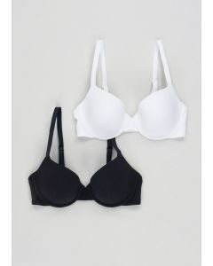 2 Pack Cotton Rich T-Shirt Bras