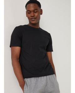 Black Essential Crew Neck T-Shirt