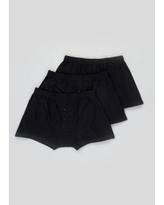 Three pack Black Jersey Boxers