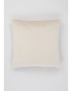 Large Velvet Cushion - Neutral - One Size