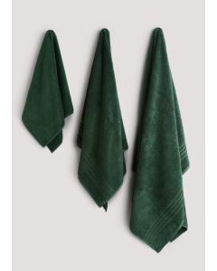 100% Egyptian Cotton Towels - Green - Bath Sheet