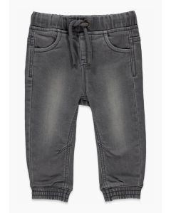 Boys Grey Cuffed Stretch Jeans (9mths-6yrs)