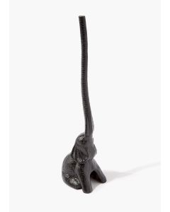 Elephant Toilet Roll Holder (43cm)-Black