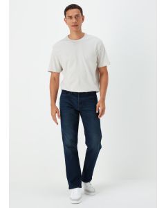 Dark Wash Stretch Straight Fit Jeans