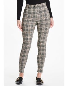 Check Bengaline Ankle Grazer Trousers