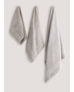 100% Egyptian Cotton Towels - Grey - Bath Sheet