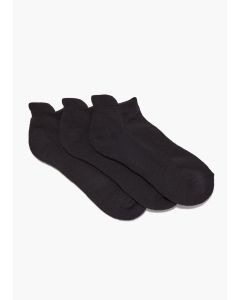 3 Pack Black Blistereze Socks-Black