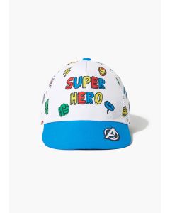 Kids White Marvel Avengers Cap