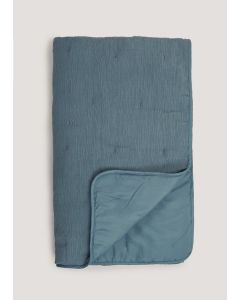 Textured Muslin Throw