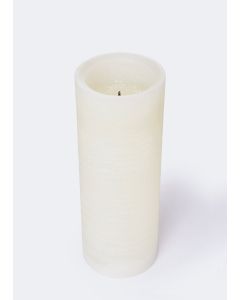 Large LED Candle with Wick (20cm x 7.5cm)