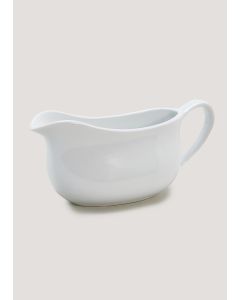 Gravy Boat (21.5cm x 9cm)-White