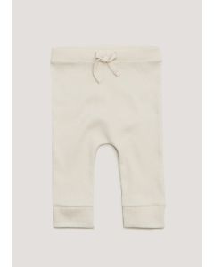 Baby Stone Ribbed Joggers (Newborn-23Mths)