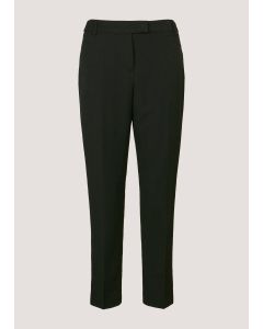 Et Vous Black Slim Fit Ankle Grazer Trousers