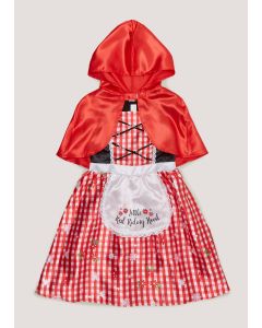 Kids Little Red Riding Hood Fancy Dress Costume (3-7yrs) – Red