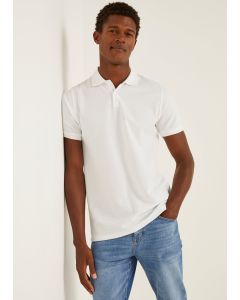 White Essential Polo Shirt