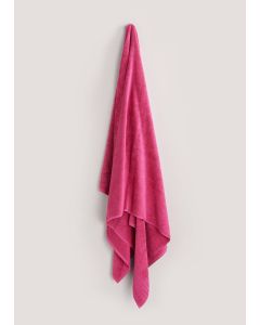 Fuchsia Pink 100% Egyptian Cotton XL Bath Sheet