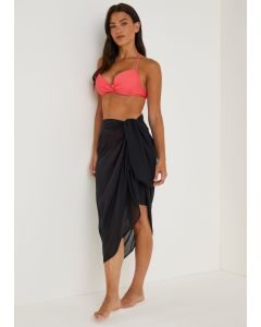 Black Sarong-Black-One Size