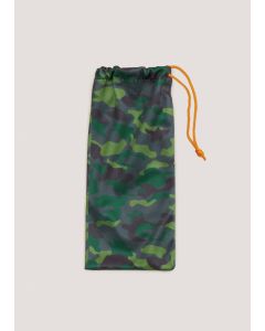 Green Camouflage Sunglasses Pouch