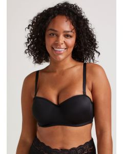 DD+ Black Non-Padded Multiway Bra