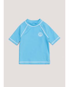 Boys Light Blue Rash Vest (9mths-3yrs)