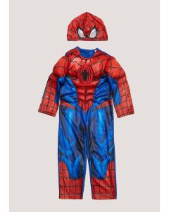 Kids Marvel Blue & Red Spider-Man Fancy Dress Costume (3-9yrs)