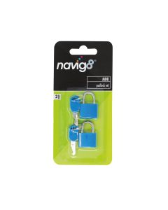 Navig8 Blue Mini Padlock (15.5cm x 7.5cm x 1cm)