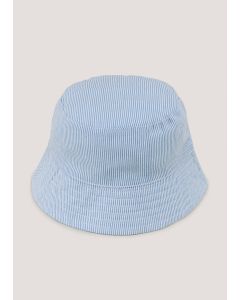 Baby Blue Stripe Bucket Hat (Newborn-24mths)