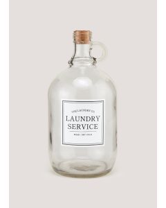 Clear Glass Bottle (26cm x 12cm)-Clear