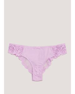 Lilac Lace Brazilian Brief