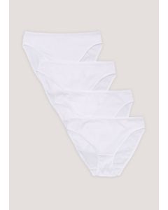 4 Pack High Leg Knickers