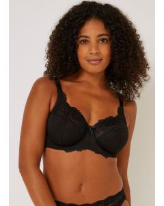 Dd+ Stretch Lace Full Cup Bra-w