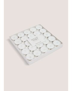 Fifty Pack Tealights White