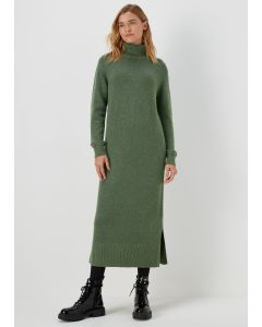 Roll Neck Knitted Dress