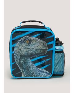 Kids 3 Piece Jurassic Park Lunch Bag Set (20.5cm x 24cm x 6.5cm)